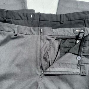 Axcess Charcoal and Black Dress pants 34x30